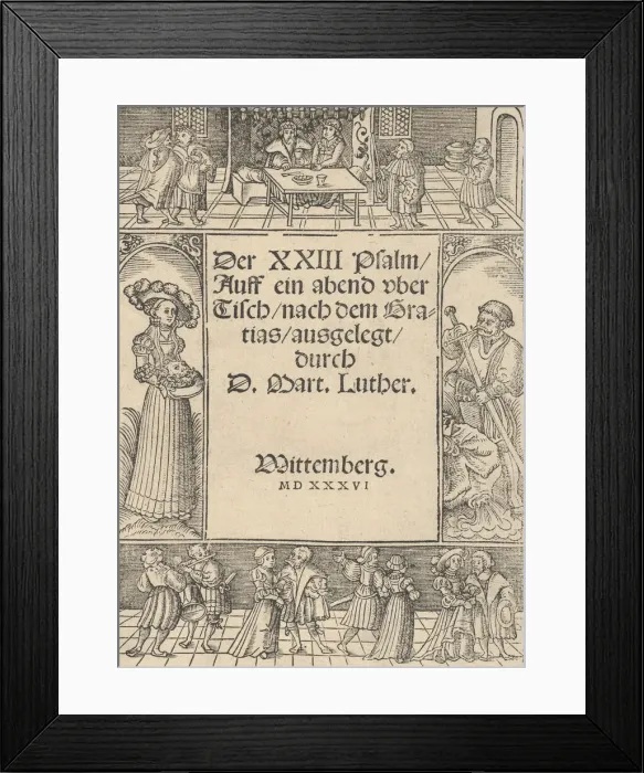 Framed Print : Title-Border with the Story of Salome and St. John the Baptist Framed Print : Title-Border with the Story of Salome and St. John the Baptist