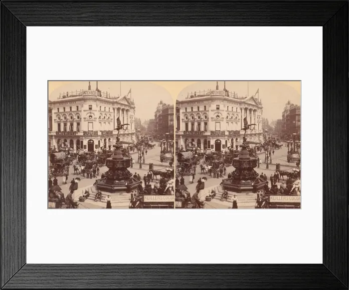 Framed Print : In the Heart of Modern Babylon, Piccadilly Circus, London, England, 1850s-1910s Framed Print : In the Heart of Modern Babylon, Piccadilly Circus, London, England, 1850s-1910s