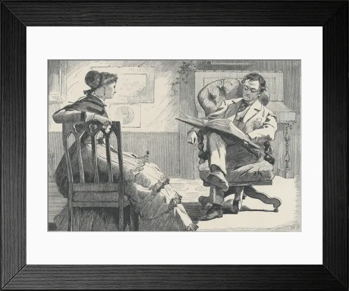 Framed Print : You Are Really Picturesque, My Love (The Galaxy, An Illustrated Magazine of Entertain Framed Print : You Are Really Picturesque, My Love (The Galaxy, An Illustrated Magazine of Entertain