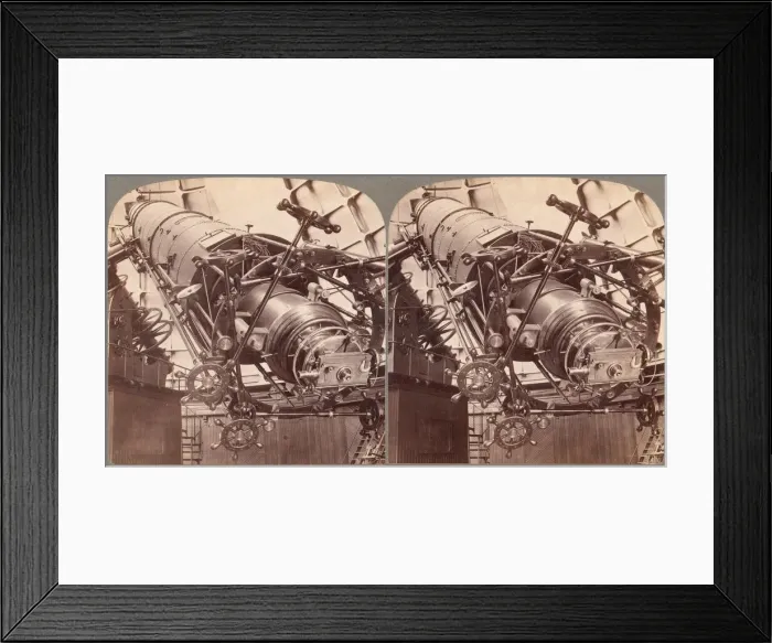 Framed Print : The Wonderful Universe Explorer, The Great 36-inch Equatorial Telescope, Lick Observatory Framed Print : The Wonderful Universe Explorer, The Great 36-inch Equatorial Telescope, Lick Observatory