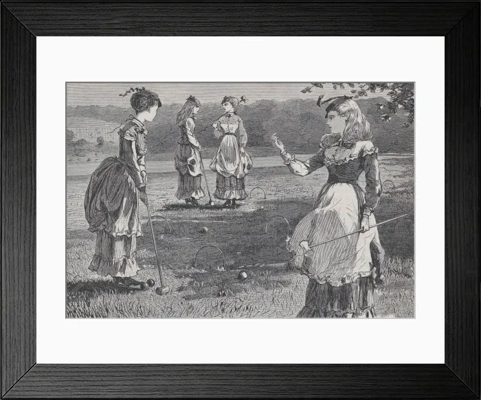 Framed Print : Summer in the Country (Appletons Journal, Vol. I), July 10, 1869. Creator: John Karst Framed Print : Summer in the Country (Appletons Journal, Vol. I), July 10, 1869. Creator: John Karst
