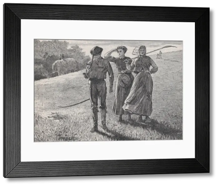 Framed Print : The Last Load (Appletons Journal, Vol. I), August 7, 1869. Creator: John Filmer Framed Print : The Last Load (Appletons Journal, Vol. I), August 7, 1869. Creator: John Filmer