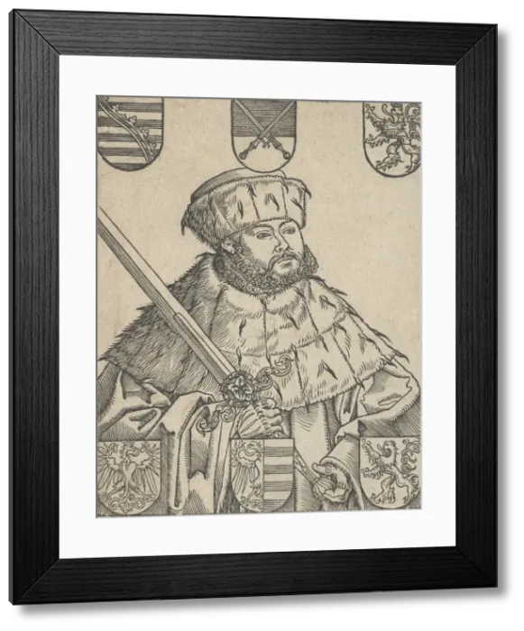 Framed Print : Copy of John Frederic the Magnanimous, in Electoral Robes Framed Print : Copy of John Frederic the Magnanimous, in Electoral Robes