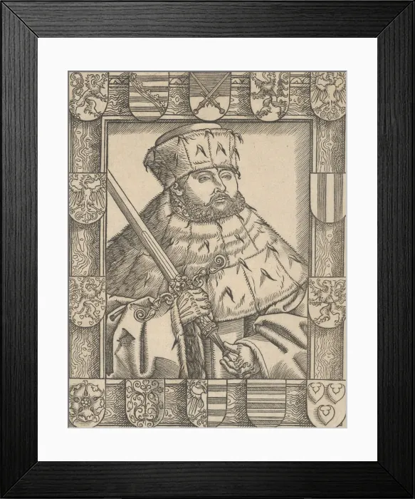 Framed Print : Copy of John Frederic the Magnanimous, in Electoral Robes Framed Print : Copy of John Frederic the Magnanimous, in Electoral Robes