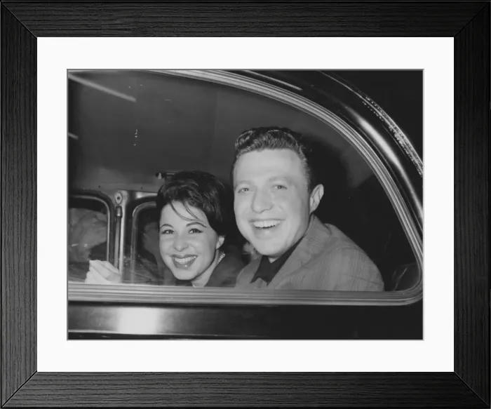 Framed Print : Eydie Gorme and Steve Lawrence, c1962. Creator: Brian Foskett Framed Print : Eydie Gorme and Steve Lawrence, c1962. Creator: Brian Foskett