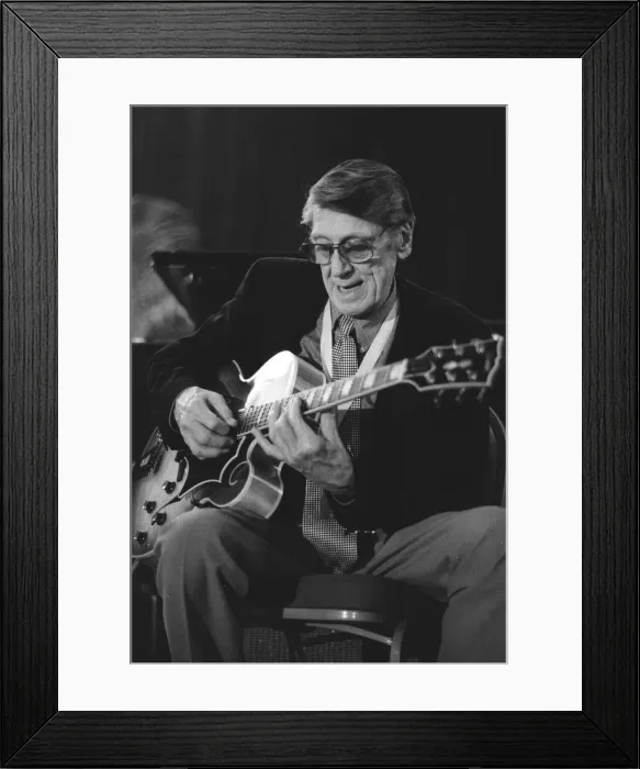 Framed Print : Tal Farlow, The March of Jazz, Clearwater Beach, Florida, 1997. Creator: Brian Foskett Framed Print : Tal Farlow, The March of Jazz, Clearwater Beach, Florida, 1997. Creator: Brian Foskett