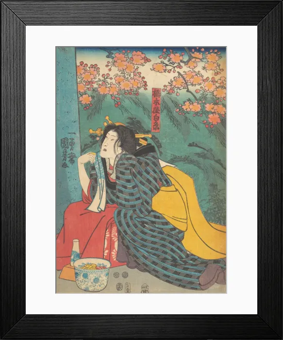 Framed Print : Print, 19th century. Creator: Utagawa Kuniyoshi Framed Print : Print, 19th century. Creator: Utagawa Kuniyoshi