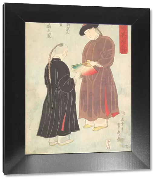 Two Chinese Men. Creator: Sadahide Utagawa