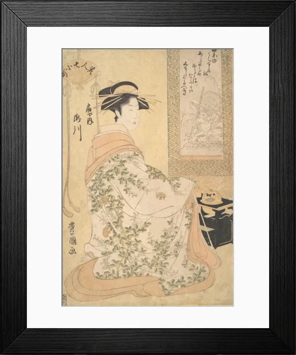 Framed Print : Takigawa of the Ogiya Pleasure House, early 19th century. Creator: Utagawa Toyokuni I Framed Print : Takigawa of the Ogiya Pleasure House, early 19th century. Creator: Utagawa Toyokuni I