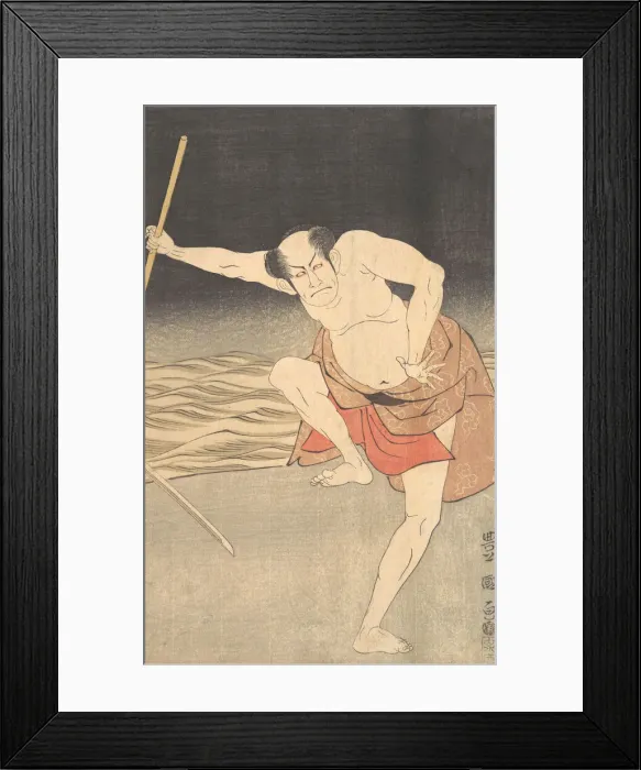 Framed Print : An Actor Beside Water. Creator: Utagawa Toyokuni I Framed Print : An Actor Beside Water. Creator: Utagawa Toyokuni I