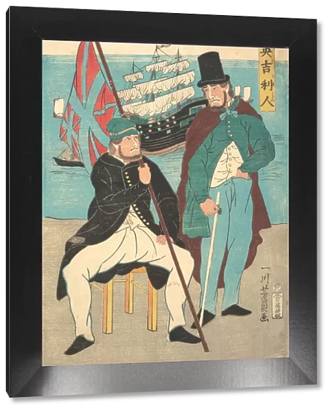 Englishmen, 1861. Creator: Yoshikazu
