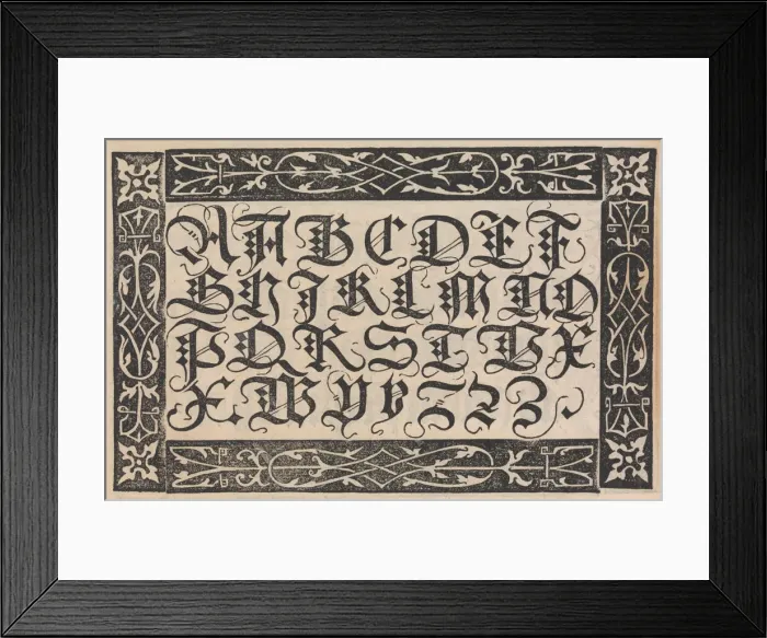 Framed Print : Libellus Valde Doctus Elegans, et Utilis, Multa et Varia Scribendarum Framed Print : Libellus Valde Doctus Elegans, et Utilis, Multa et Varia Scribendarum