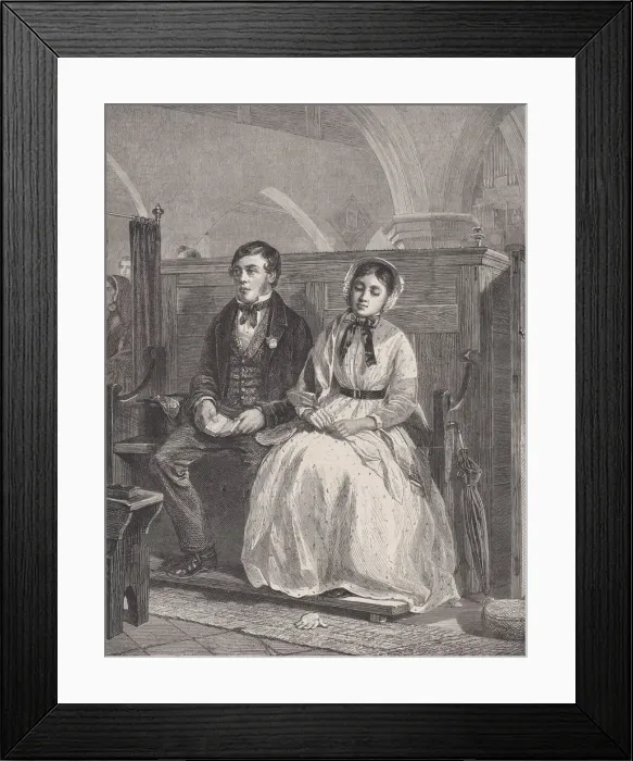 Framed Print : The First Time of Asking, from Illustrated London News, May 8, 1896 Framed Print : The First Time of Asking, from Illustrated London News, May 8, 1896