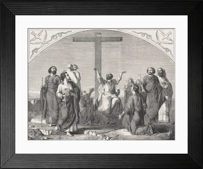 Framed Print : The Mission of the Apostles, from Illustrated London News, October 30, 1865 Framed Print : The Mission of the Apostles, from Illustrated London News, October 30, 1865