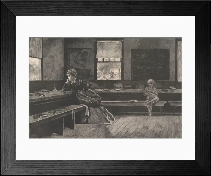 Framed Print : The Noon Recess (Harpers Weekly, Vol. XVII), June 28, 1873. Creator: Unknown Framed Print : The Noon Recess (Harpers Weekly, Vol. XVII), June 28, 1873. Creator: Unknown