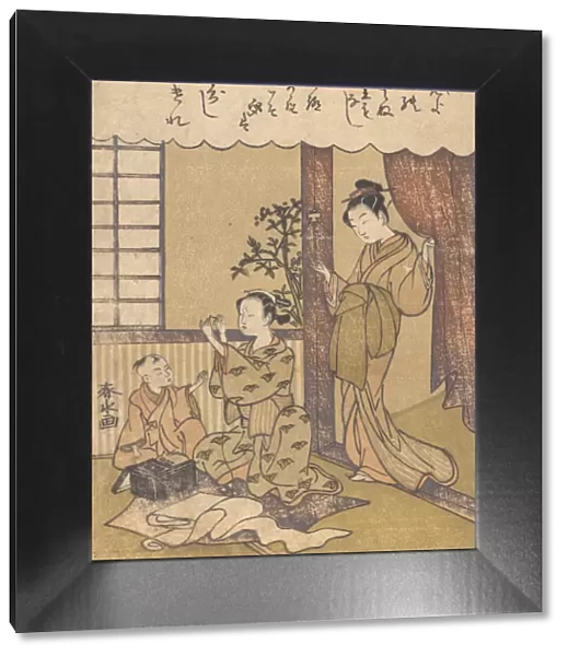Domestic Scene, ca. 1780. Creator: Yanagawa Shunsui
