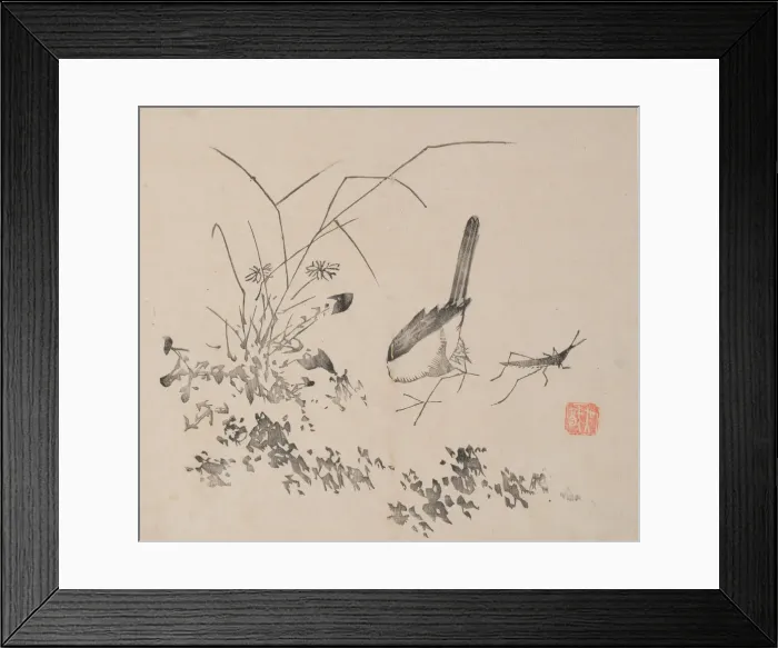 Framed Print : Page from Shi Zhu Zhai. Creator: Unknown Framed Print : Page from Shi Zhu Zhai. Creator: Unknown