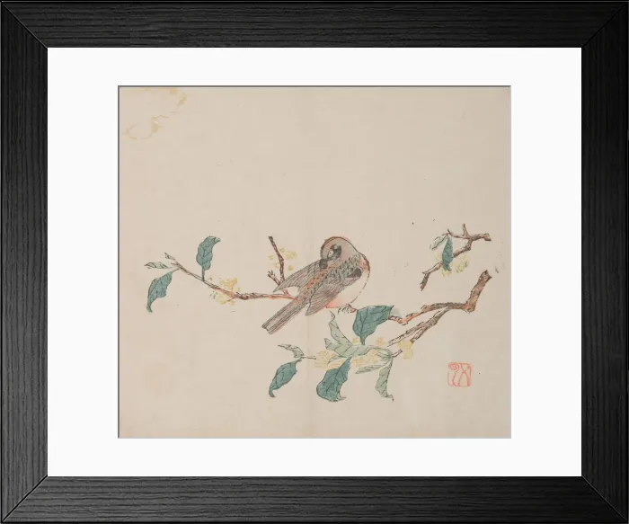 Framed Print : Page from Shi Zhu Zhai. Creator: Unknown Framed Print : Page from Shi Zhu Zhai. Creator: Unknown