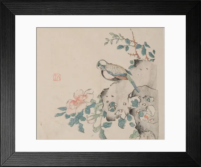 Framed Print : Page from Shi Zhu Zhai. Creator: Unknown Framed Print : Page from Shi Zhu Zhai. Creator: Unknown