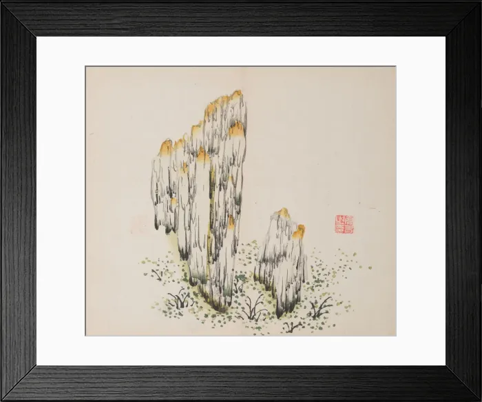 Framed Print : Page from Shi Zhu Zhai. Creator: Unknown Framed Print : Page from Shi Zhu Zhai. Creator: Unknown