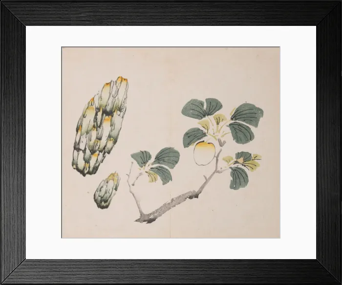 Framed Print : Page from Shi Zhu Zhai. Creator: Unknown Framed Print : Page from Shi Zhu Zhai. Creator: Unknown