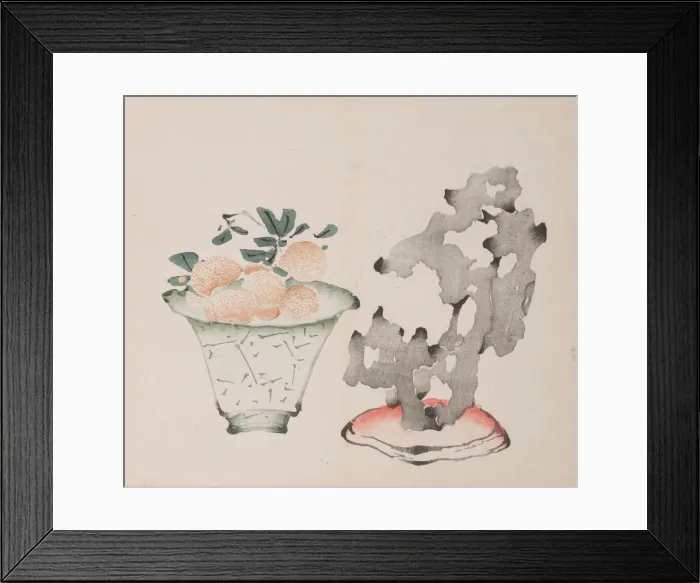 Framed Print : Page from Shi Zhu Zhai. Creator: Unknown Framed Print : Page from Shi Zhu Zhai. Creator: Unknown