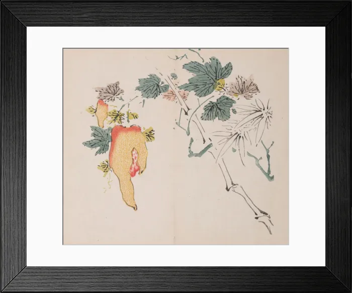 Framed Print : Page from Shi Zhu Zhai. Creator: Unknown Framed Print : Page from Shi Zhu Zhai. Creator: Unknown