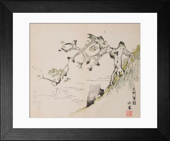 Framed Print : Page from Shi Zhu Zhai. Creator: Unknown Framed Print : Page from Shi Zhu Zhai. Creator: Unknown