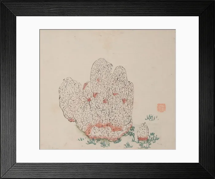 Framed Print : Page from Shi Zhu Zhai. Creator: Unknown Framed Print : Page from Shi Zhu Zhai. Creator: Unknown