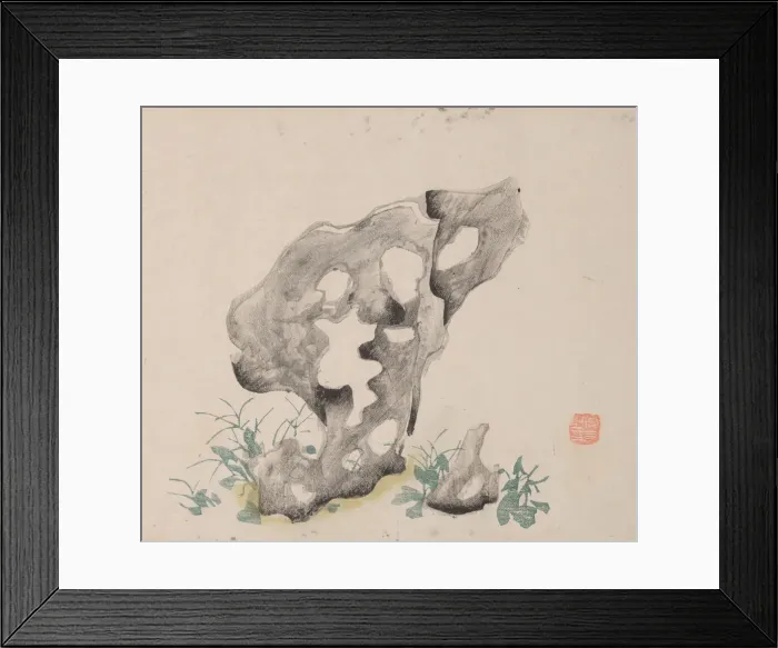 Framed Print : Page from Shi Zhu Zhai. Creator: Unknown Framed Print : Page from Shi Zhu Zhai. Creator: Unknown