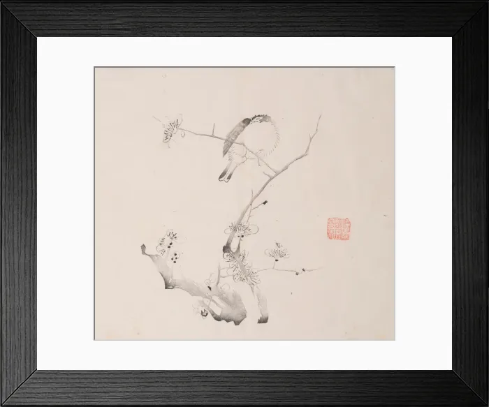 Framed Print : Page from Shi Zhu Zhai. Creator: Unknown Framed Print : Page from Shi Zhu Zhai. Creator: Unknown