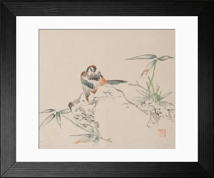Framed Print : Page from Shi Zhu Zhai. Creator: Unknown Framed Print : Page from Shi Zhu Zhai. Creator: Unknown