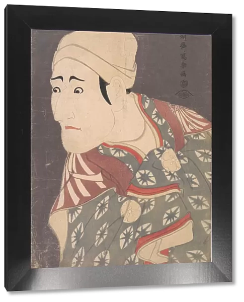 Kabuki Actor Morita Kan ya VIII as the Palanquin-Bearer in the Play A Medley of