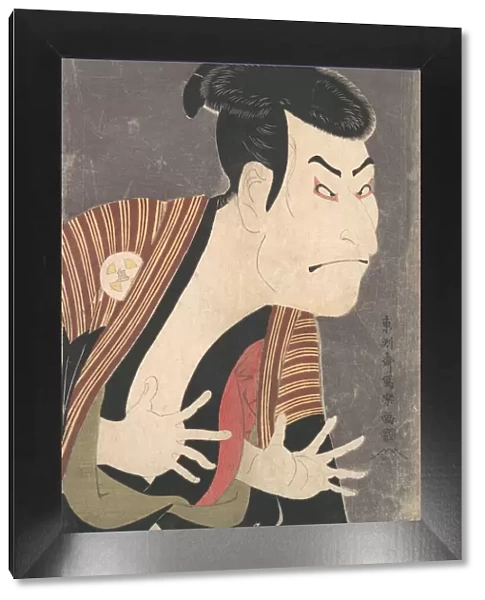 Kabuki Actor Otani Oniji III as Yakko Edobei in the Play The Colored Reins of a