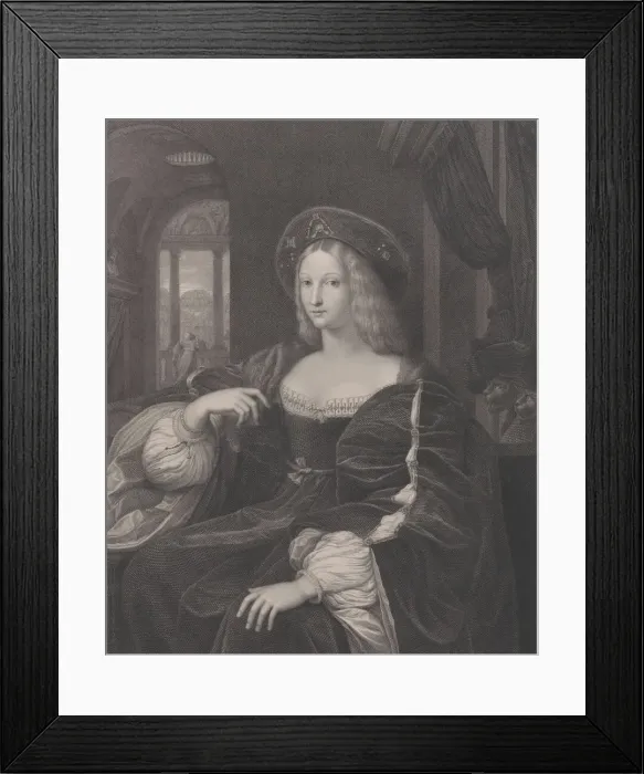 Framed Print : Portrait of Dona Isabel de Requesens y Enriques de Cardona-Anglesola Framed Print : Portrait of Dona Isabel de Requesens y Enriques de Cardona-Anglesola