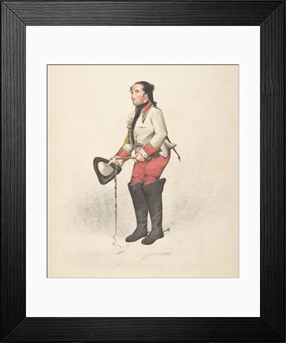 Framed Print : Costume design, 18th-19th century. Creator: Robert Dighton Framed Print : Costume design, 18th-19th century. Creator: Robert Dighton