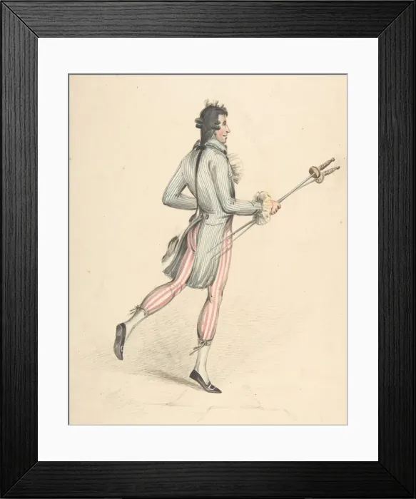 Framed Print : Costume design, 18th-19th century. Creator: Robert Dighton Framed Print : Costume design, 18th-19th century. Creator: Robert Dighton