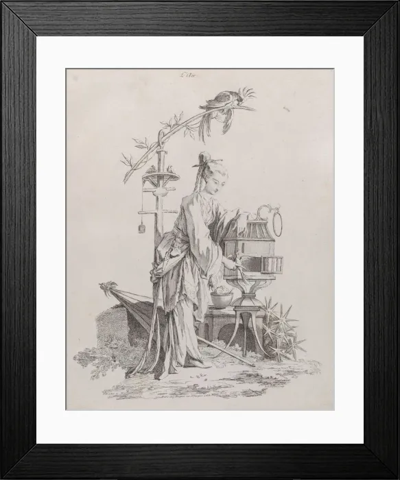 Framed Print : Air, from The Four Elements, 1738-49. Creator: Pierre Alexandre Aveline Framed Print : Air, from The Four Elements, 1738-49. Creator: Pierre Alexandre Aveline