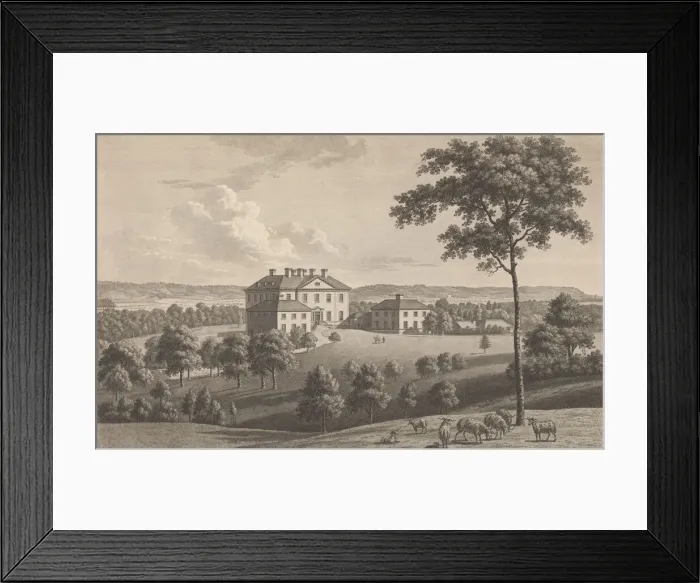 Framed Print : Montreal, near Sevenoke, in the County of Kent, from Edward Hasted s, The History and T Framed Print : Montreal, near Sevenoke, in the County of Kent, from Edward Hasted s, The History and T