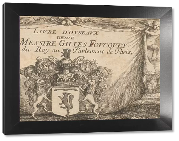 Title Page: Livre d Oyseaux (Book of Birds), 1655-1660. Creator: albert flamen