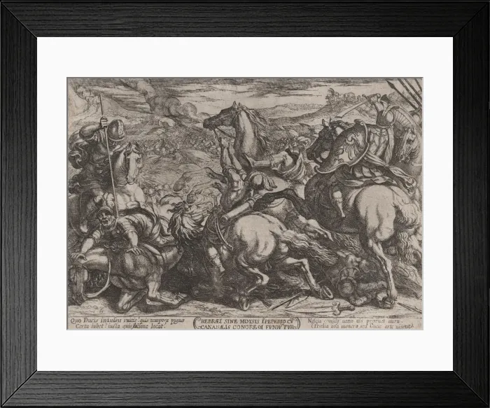 Framed Print : Plate 6: The Israelites Defeated by the Canaanites for Having Disobeyed Moses... ca Framed Print : Plate 6: The Israelites Defeated by the Canaanites for Having Disobeyed Moses... ca