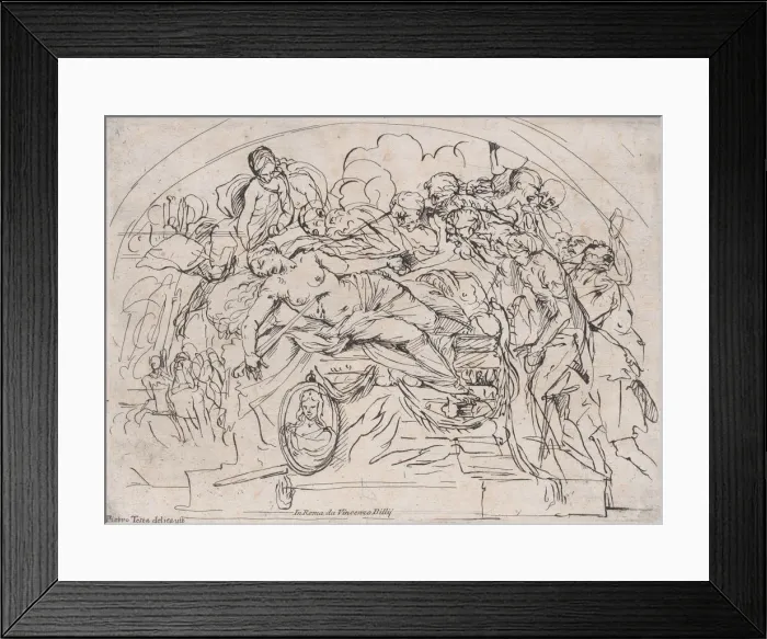 Framed Print : The Suicide of Dido, 1650-1700. Creator: Unknown Framed Print : The Suicide of Dido, 1650-1700. Creator: Unknown