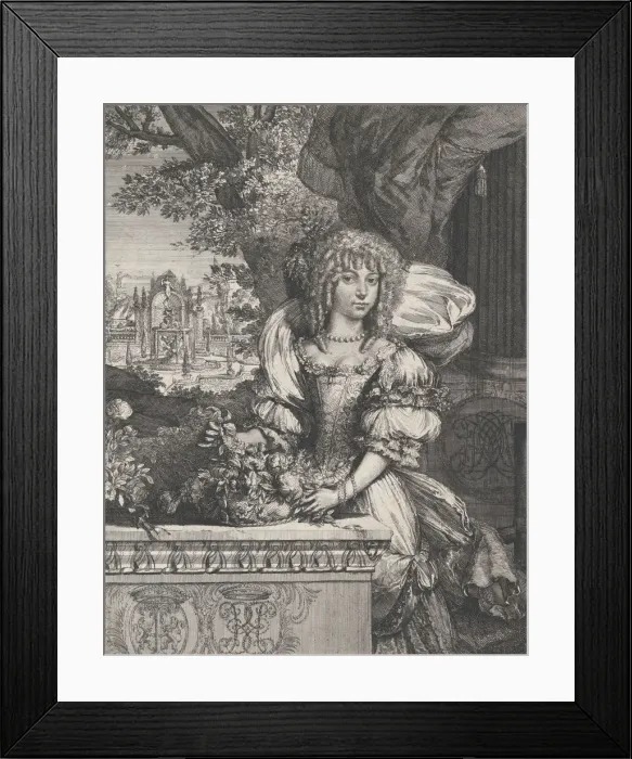 Framed Print : Portrait of Mary Stuart. n. d. n. d Creator: Romeyn de Hooghe Framed Print : Portrait of Mary Stuart. n. d. n. d Creator: Romeyn de Hooghe
