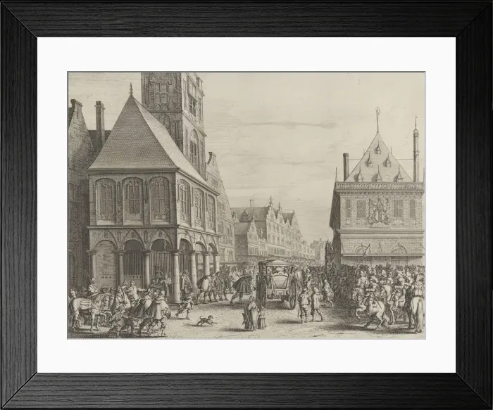 Framed Print : City magistrates taking leave of Marie de Medici before the town hall Framed Print : City magistrates taking leave of Marie de Medici before the town hall
