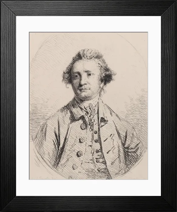 Framed Print : Lieutenant Colonel Alexander Dow, 1800-35. Creator: Samuel William Reynolds Framed Print : Lieutenant Colonel Alexander Dow, 1800-35. Creator: Samuel William Reynolds