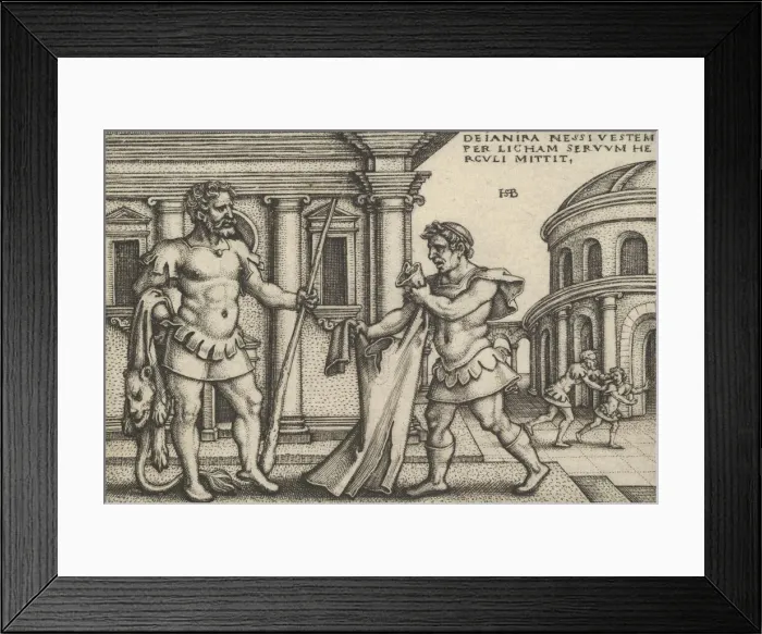 Framed Print : Lichas Bringing the Garment of Nessus to Hercules, from The Labors of Hercules Framed Print : Lichas Bringing the Garment of Nessus to Hercules, from The Labors of Hercules