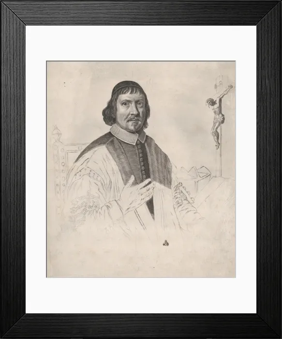 Framed Print : Bernard Hoogewerf, 1653. Creator: Theodor Matham Framed Print : Bernard Hoogewerf, 1653. Creator: Theodor Matham
