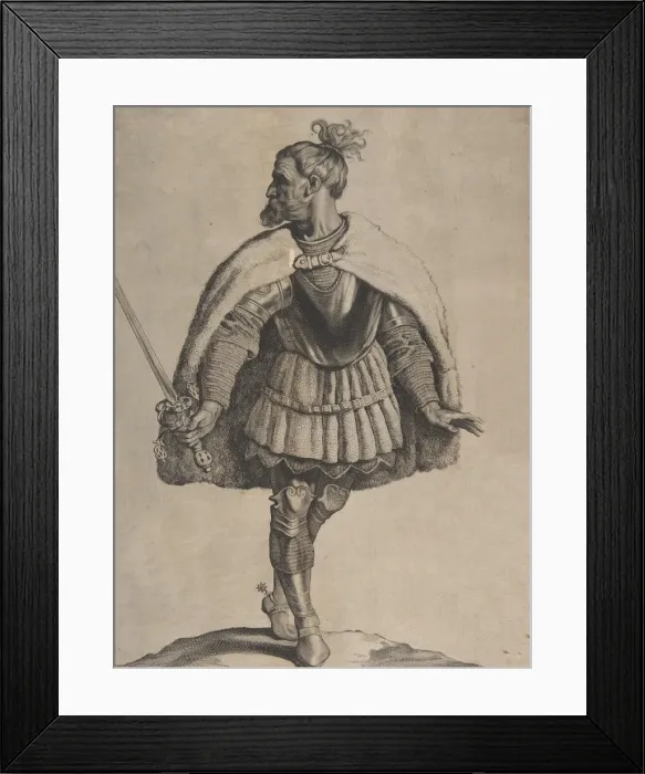 Framed Print : Svevus, from the series Peplus, sive Gothorum, Heruolorum... 1650 Framed Print : Svevus, from the series Peplus, sive Gothorum, Heruolorum... 1650