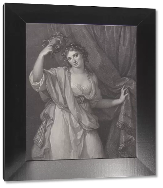 Lady Hamilton as the Comic Muse, Thalia, 1791. Creator: Raphael Morghen