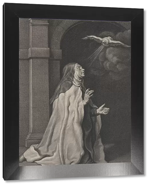 Saint Teresa of Avilas Vision of the Dove, ca. 1650. Creator: Pierre Louis van Schuppen